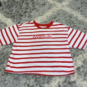 Striped Crop-Top Tee